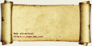 Tijana Aćimac vizit kartica